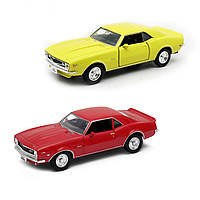 Автомодель — CHEVROLET CAMARO Z28 1968 (червоний, жовтий)