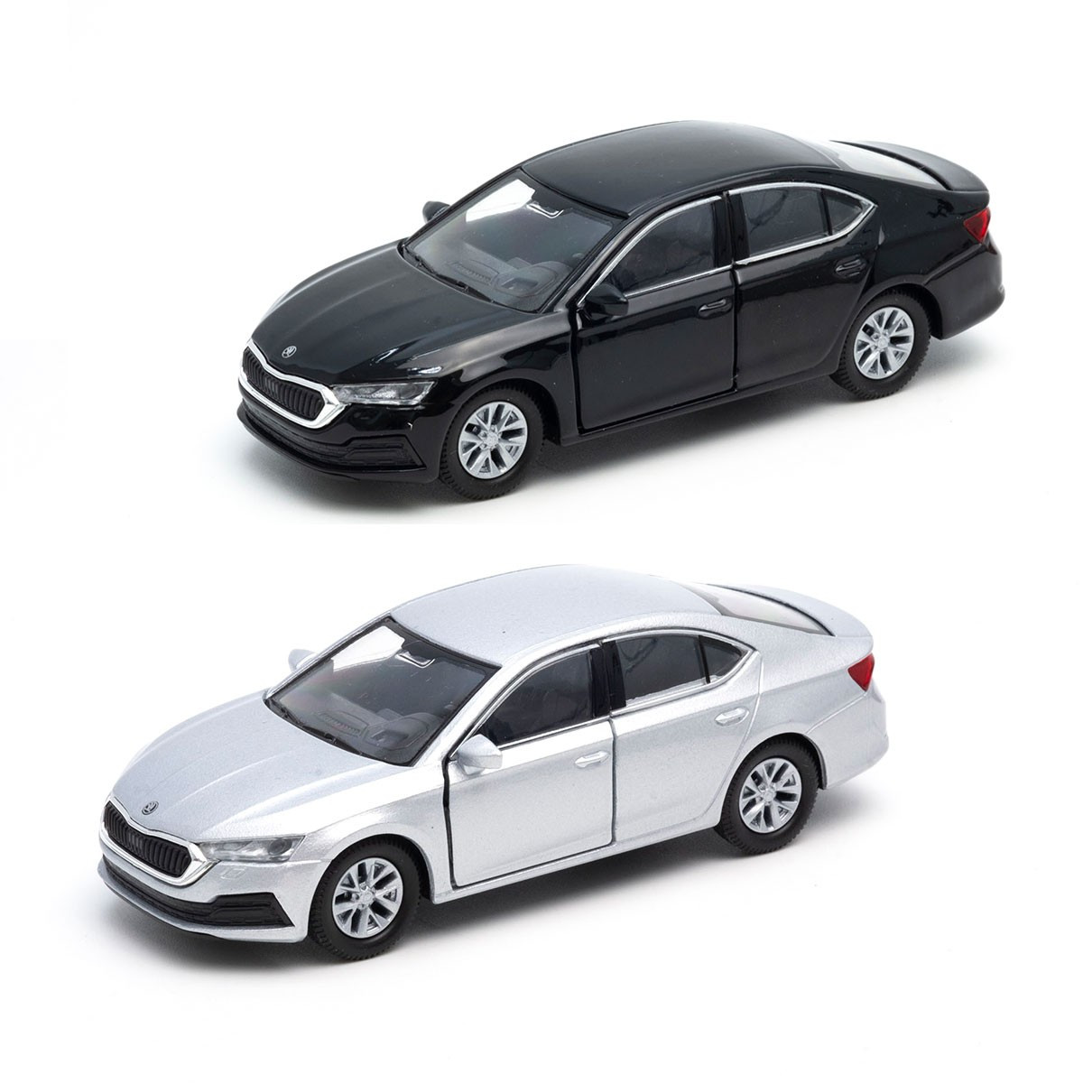 Автомодель — SKODA OCTAVIA (чорний, сріблястий)