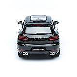 Автомодель - PORSCHE MACAN (чорний, 1:24), фото 5