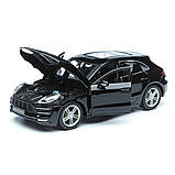 Автомодель - PORSCHE MACAN (чорний, 1:24), фото 6