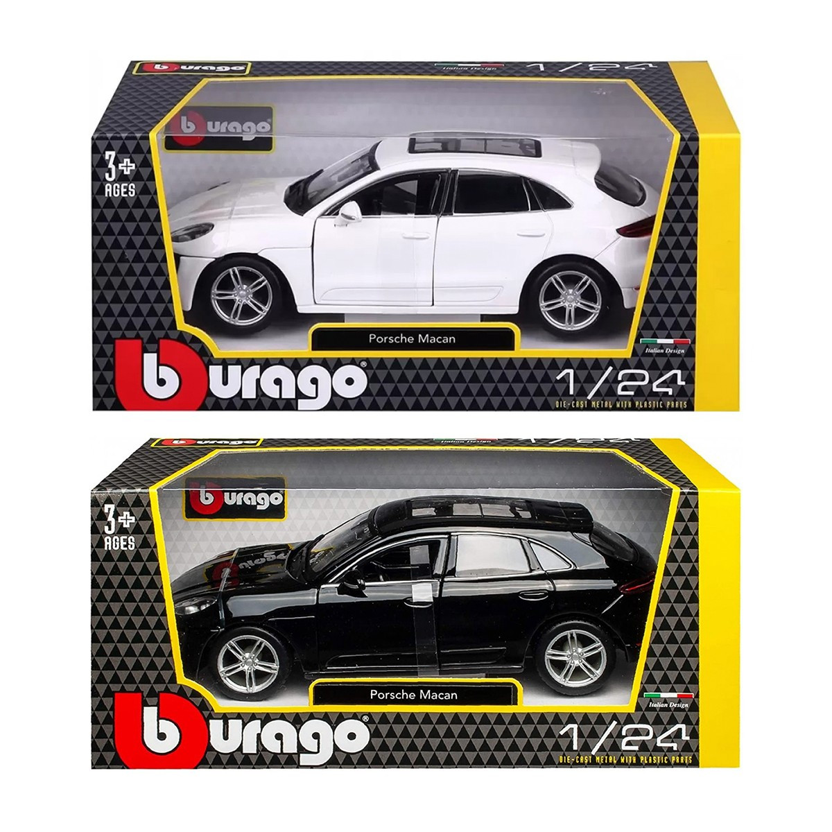 Автомодель - PORSCHE MACAN (чорний, 1:24), фото 1