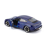 Автомодель - PORSCHE TAYCAN TURBO S (асорті синій, білий, 1:24), фото 3