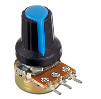 Резистор змінний 100 КОм із ручкою