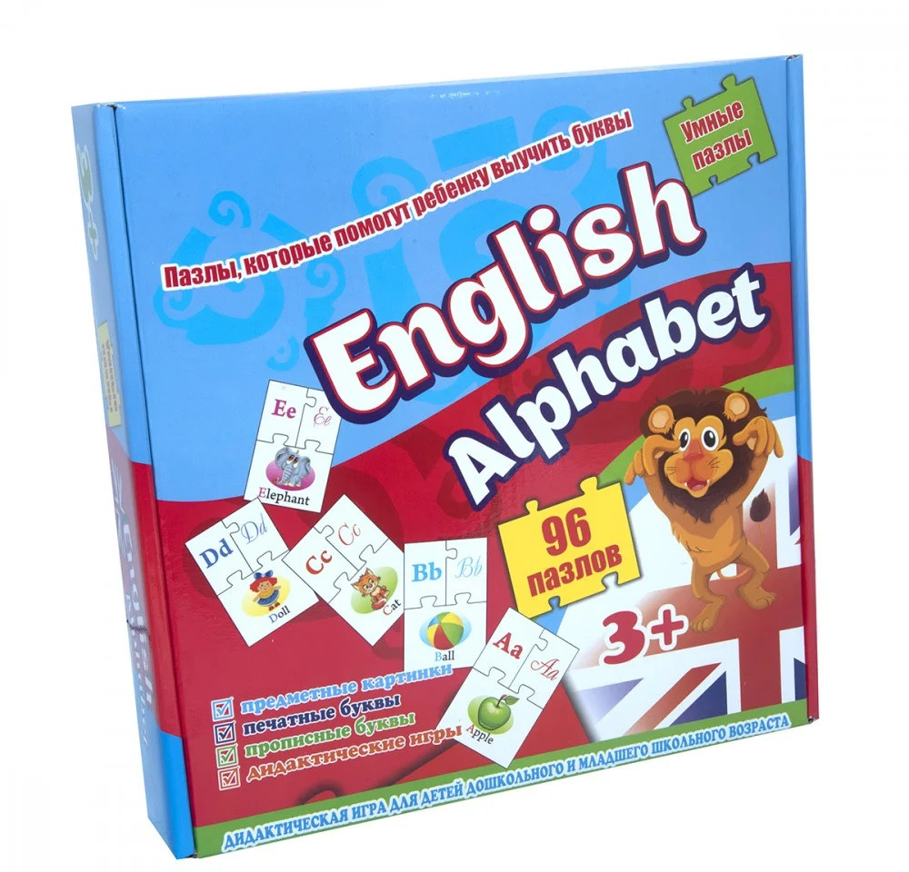 Пазли "English alphabet" 539 (Strateg) (рос.), фото 1
