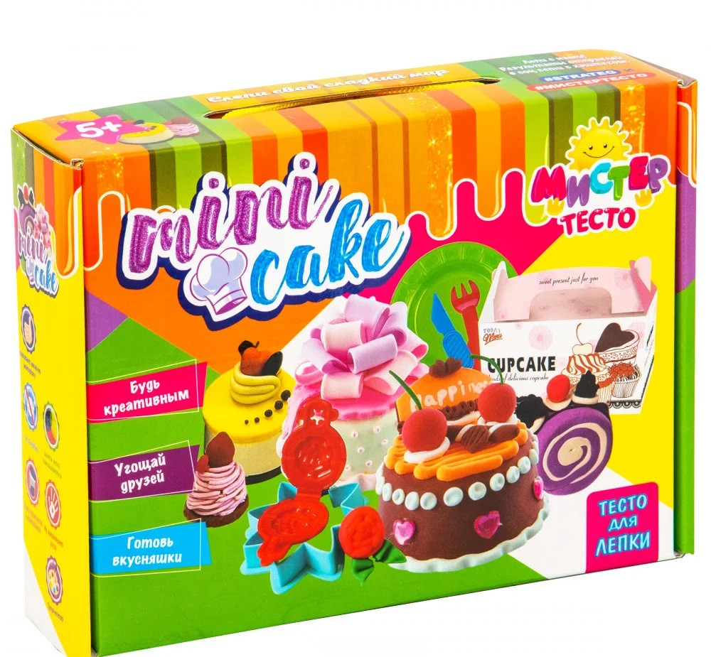 Набір для креативної творчості "Містер тісто - mini cake" 71204 (Strateg), фото 1