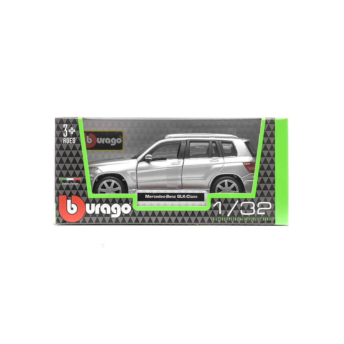 Автомодель - MERCEDES BENZ GLK-CLASS (асорті червоний, сріблястий, 1:32), фото 1