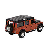 Автомодель - LAND ROVER DEFENDER 110 (асорті білий, помаранчевий металік 1:32), фото 4