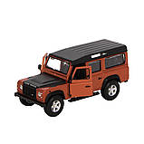 Автомодель - LAND ROVER DEFENDER 110 (асорті білий, помаранчевий металік 1:32), фото 5