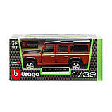 Автомодель - LAND ROVER DEFENDER 110 (асорті білий, помаранчевий металік 1:32), фото 9