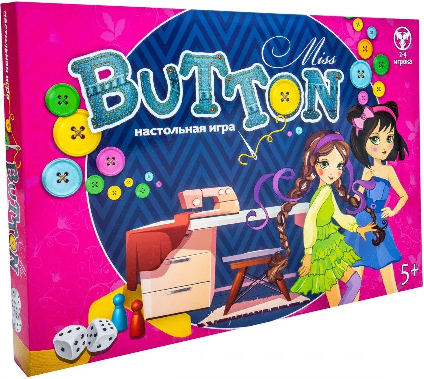 Настільна гра "Miss Button" 30355 (Strateg)
