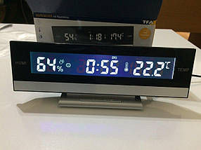 Цифровий настільний термогігрометр з будильником TFA 60.2011, фото 3