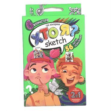 Настільна гра-вікторина Хто Я? Scetch HIM-06-01U (Danko Toys) (укр.)