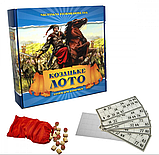 Настільна гра Strateg Лото Козацьке з дерев'яними барильцями 341 (Strateg), фото 4