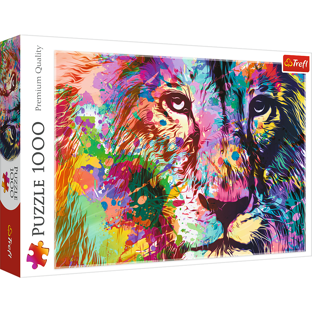 Пазли "Сплячий лев" (1000 елм.) 10707 (Trefl), фото 1