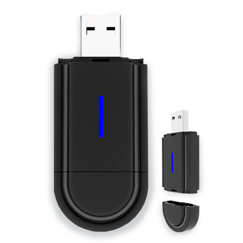 Адаптер Бездротовий для авто USB+Type-C для Apple CarPlay і Android Auto 2в1 5G WiFi Bluethooth Чорний (6239)