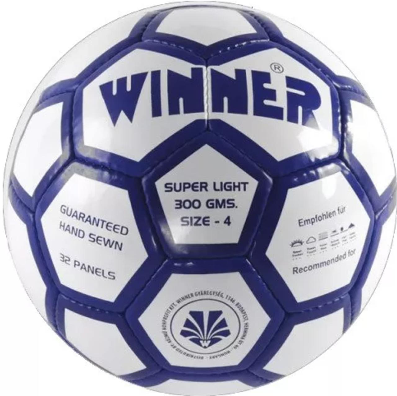 М'яч для футболу Winner Super Light (полегшений — 300 грамів. р. 4),, фото 1