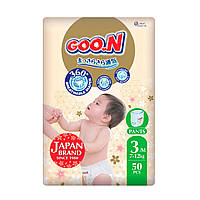 Трусики-підгузки GOO.N Premium Soft для дітей 7-12 кг (розмір 3(M), унісекс, 50 шт.)
