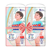 Трусики-підгузки GOO.N Plus для дітей 12-20 кг (розмір XL, унісекс, 76 шт.)