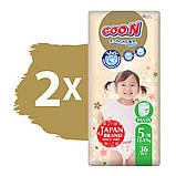 Трусики-підгузки GOO.N Premium Soft для дітей 12-17 kg (розмір 5(XL), унісекс, 72 шт.), фото 3