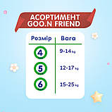 Трусики-підгузки GOO.N FRIEND для дітей 9-14 кг (розмір 4, унісекс, 30 шт.), фото 4