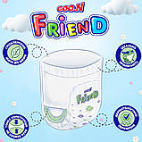 Трусики-підгузки GOO.N FRIEND для дітей 15-25 кг (розмір 6, унісекс, 60 шт.), фото 3