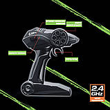 Автомобіль OFF-ROAD CRAWLER з р/к - RACE (матовий червоний, метал. корпус, акум.6V, 1:14), фото 2