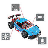 Автомобіль GESTURE SENSING з р/к та з сенсорним керуванням - DIZZY (блакитний, акум.3,7V, 1:16), фото 8