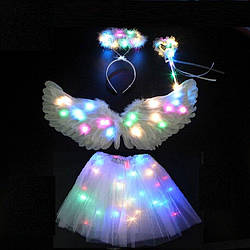 Набір янгола, що світиться, з крилами та аксесуарами