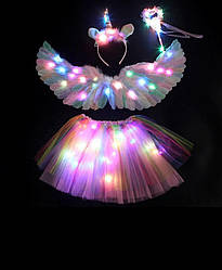 Комплект у стилі Єдинорога з підсвічуванням, різнокольоровий