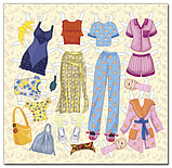 Книга Стильна красуня. Одягни ляльку. Жовта (Глорія), фото 4