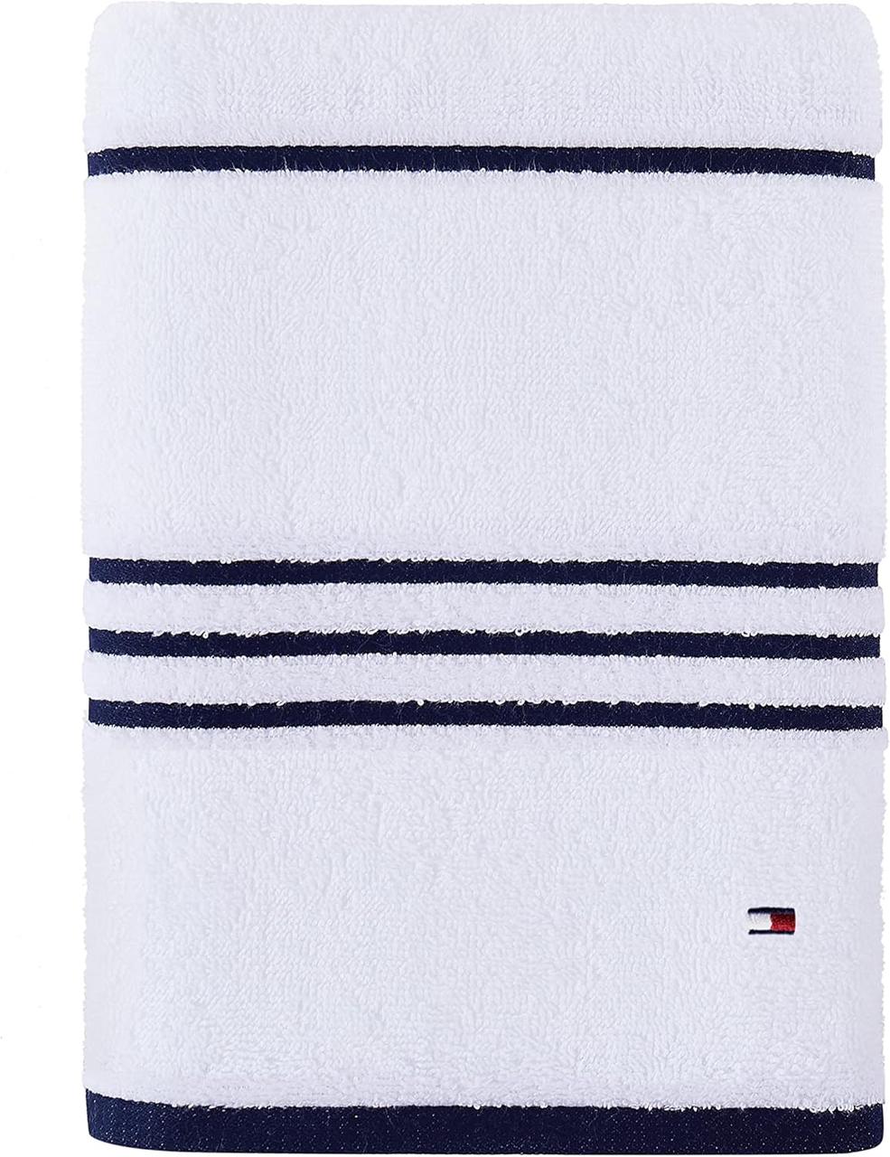 Рушник банний Tommy Hilfiger Modern American Stripe Bath Towel 76х138 см білий