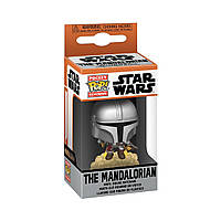 Ігрова фігурка на кліпсі FUNKO POP! серії "Мандалорець" — МАНДАЛОРЕЦЬ З БЛАСТЕРОМ