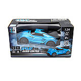 Автомобіль Spray Car на р/к – Sport (блакитний, 1:24, світло, вихлопна пара), фото 4