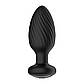 Анальна пробка з обертанням, вібрацією та пультом ДУ Nexus TORNADO Medium, 9,7х4 см., фото 2