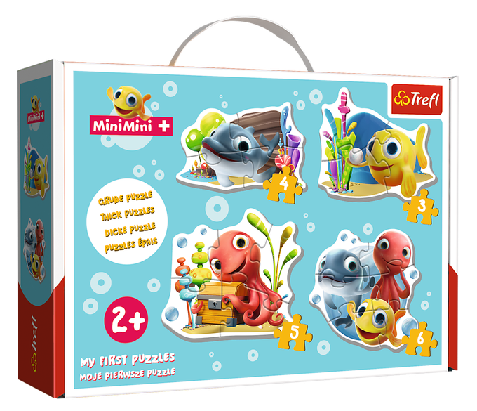 Пазли Baby Puzzle. Маленька рибка та друзі. MiniMini (18 ел.) 36125 (Trefl)