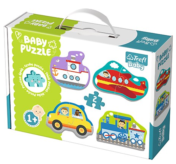 Пазли Baby Puzzle. Пасажирський транспорт. Transport vehicles 36075 (Trefl)