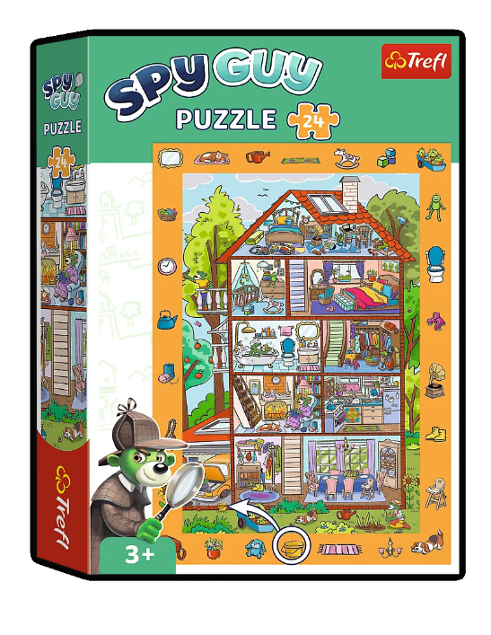 Пазли Spy Guy. Шпигун. Вдома (24 ел.) 15593 (Trefl)