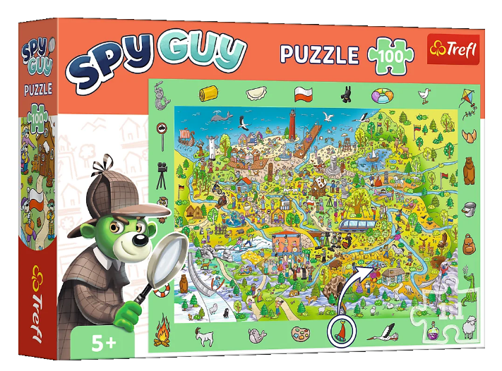 Пазли Spy Guy. Шпигун. Польща. Poland (100 ел.) 15596 (Trefl)