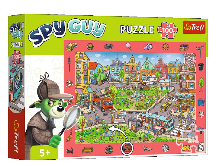Пазли Spy Guy. Шпигун. Місто (100 ел.) 15590 (Trefl)