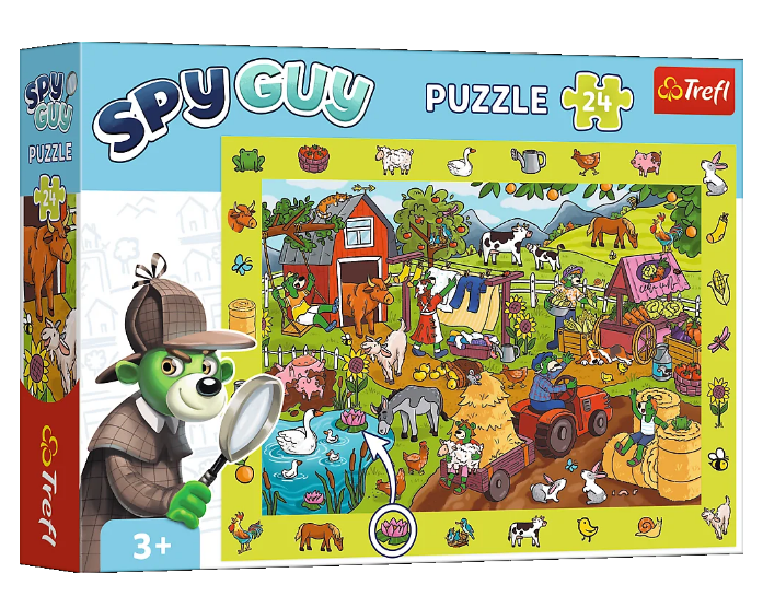 Пазли Spy Guy. Шпигун. Ферма (24 ел.) 15589 (Trefl)