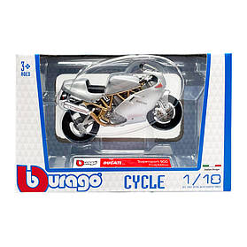 Дитяча модель Мотоцикла "Ducati SuperSport 900" Bburago 18-51030-14 масштаб 1:18, Toyman