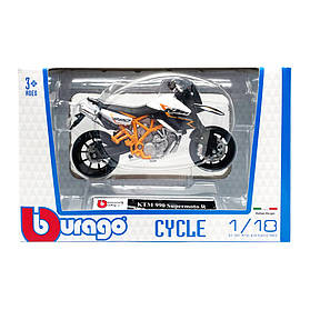Дитяча модель Мотоцикла "KTM 990" Bburago 18-51030-18 масштаб 1:18, Toyman