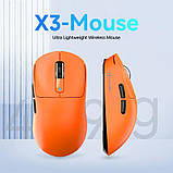 Бездротова мишка ATTACK SHARK X3 Orange | Сенсор PAW3395 | 65 годин акум, фото 10