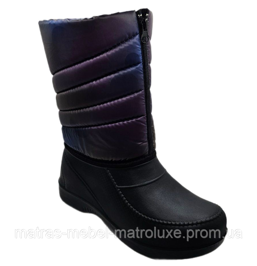 Чоботи жіночі Лідер Круги сині змійка (8 пар 37-41)