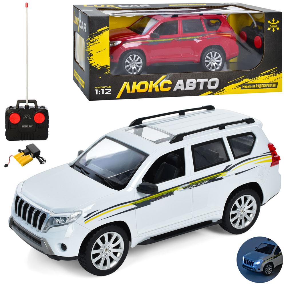 Машина M 4916 1:12, радіокер., акумулятор, гум. колеса, 2 кольори, USB, світло, кор., 46,5-18-19 см., фото 1