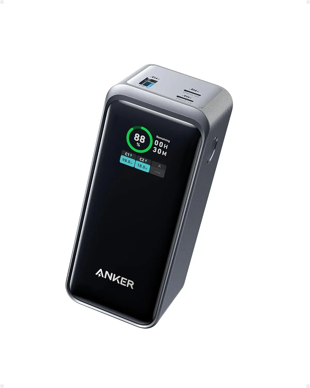 Зовнішній акумулятор Anker 735 Prime 20000mAh 200W Black