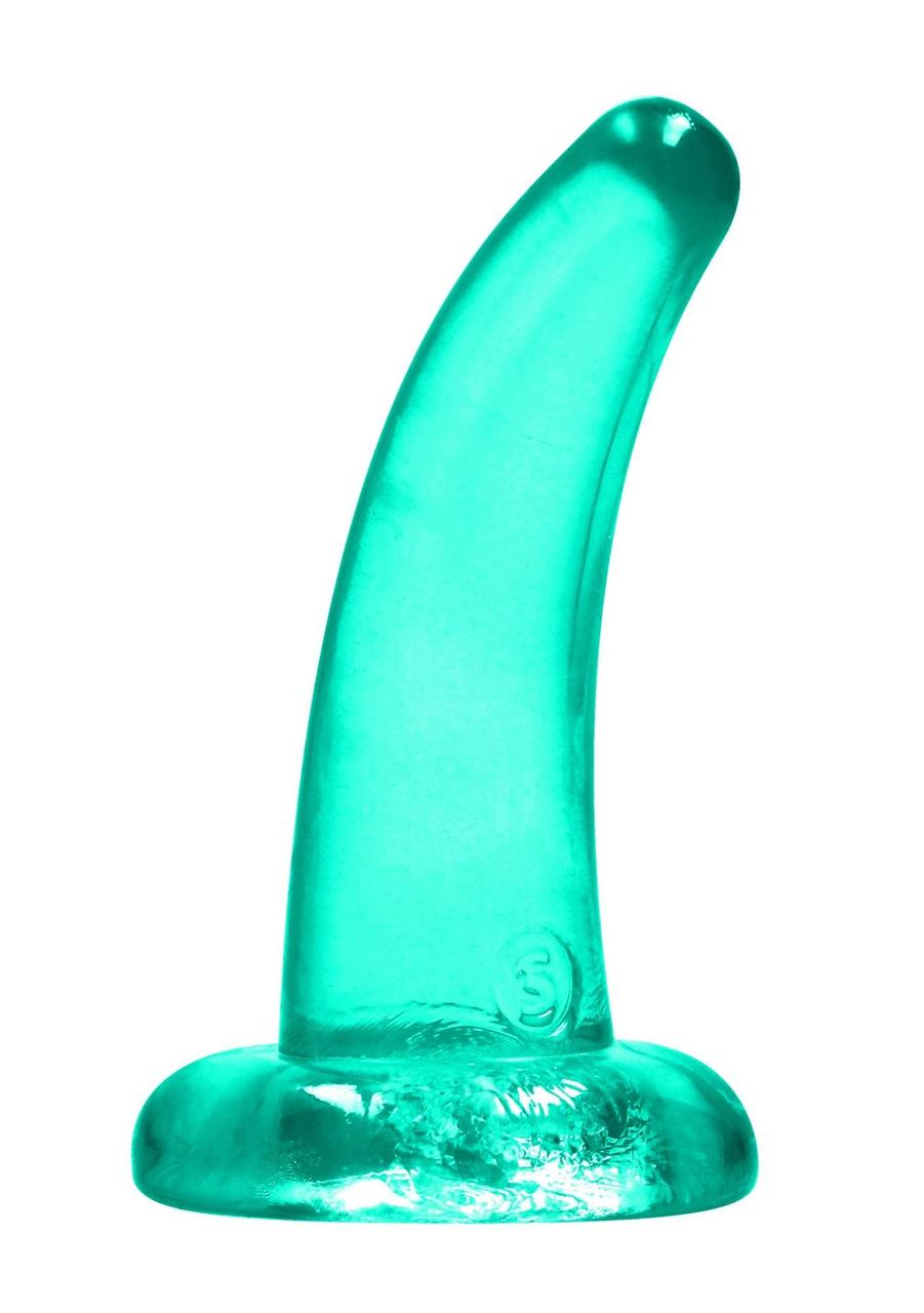 Фалоїмітатор — Non Realistic Dildo with Suction Cup 4,5'/11,5 см Turquoise