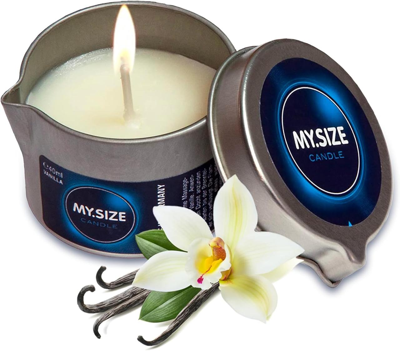 Олійна свічка в стаканчику — My.Size Vanilla, 40 мл