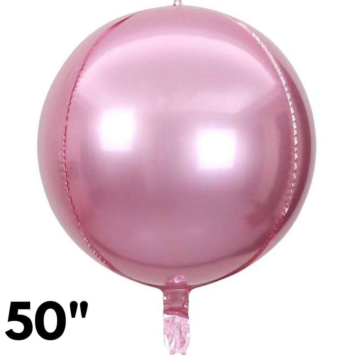 Повітряна куля колір рожевий розмір 50 дюймів, фото 1