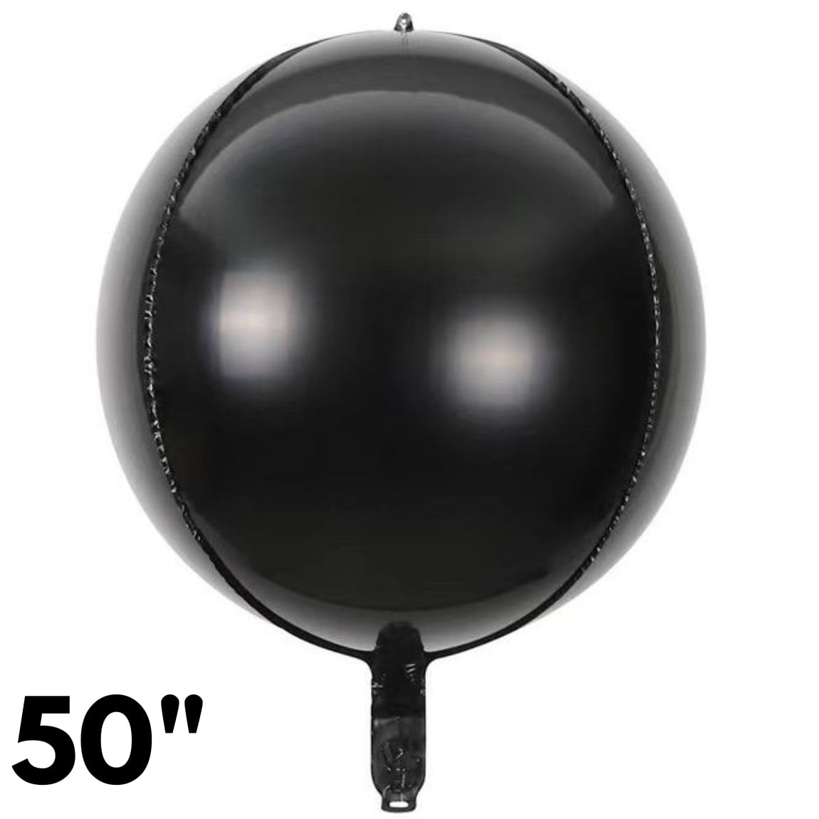 Повітряна куля колір чорний розмір 50 дюймів, фото 1